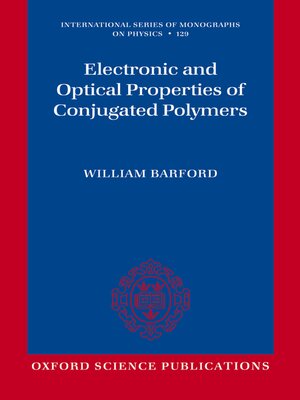 cover image of Electronic and Optical Properties of Conjugated Polymers